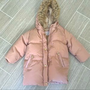 Zara girls blush jacket